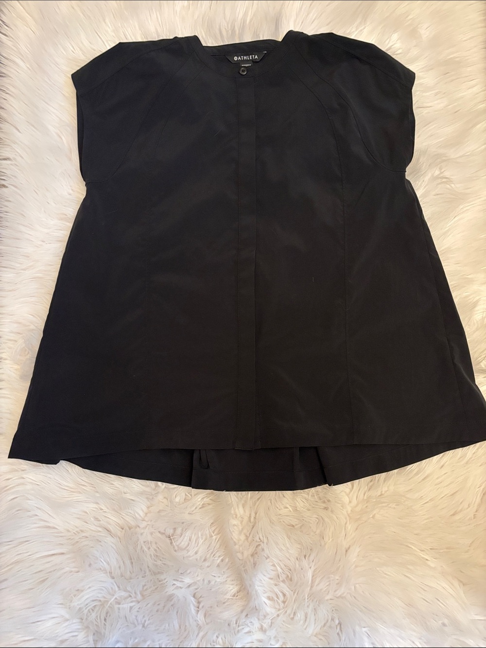 Athleta Black High-Low A-Line Skirt